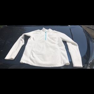 Girls Lands End Quarter ZIP Fleece